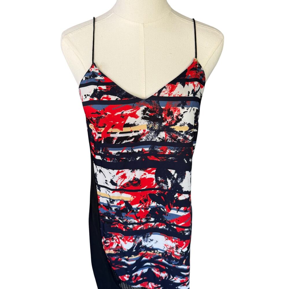 Sachin & Babi Colorblock Abstract Print Mesh Deta… - image 6